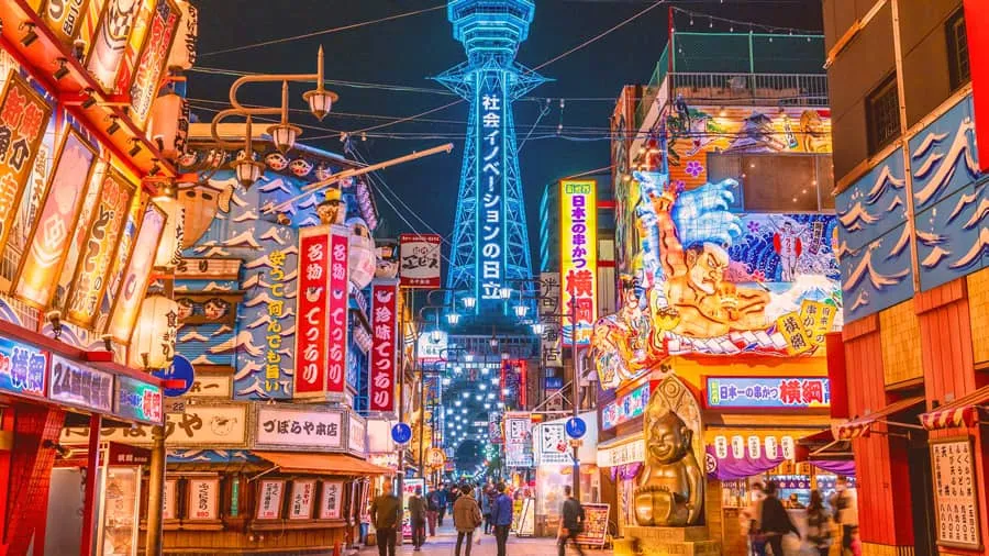 Osaka: Thành phố năng động với ẩm thực đường phố hấp dẫn